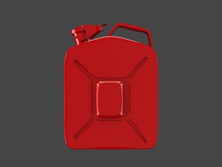 gasoline canister 3d rendering