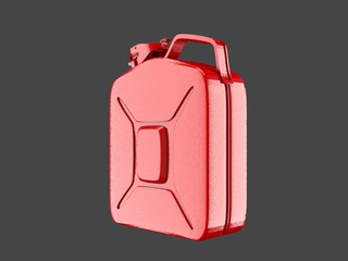 gasoline canister 3d rendering