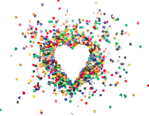 Love & Confetti | White