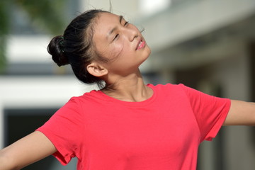 Diverse Girl And Freedom