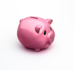 piggy bank on white background