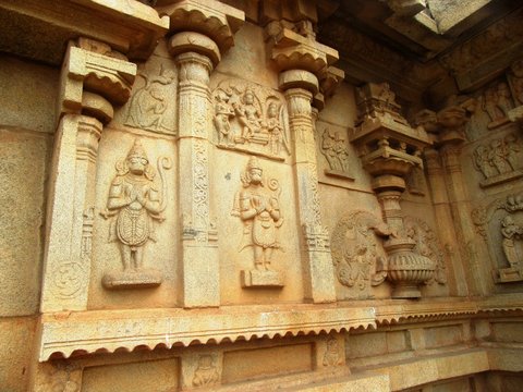 Die Ruinen von Hampi / Weltkulturerbe in Karnataka, S&uuml;dindien