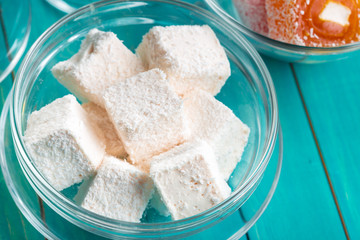 Turkish delight close up
