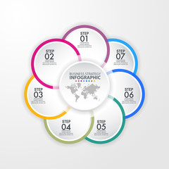 Business Infographics design template illustration