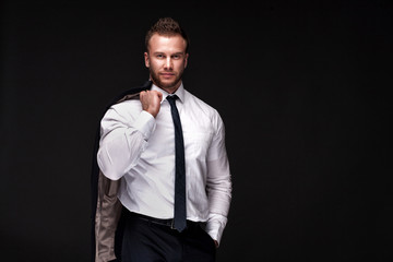 Portrait of young businessman