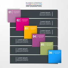 Business Infographics design template illustration