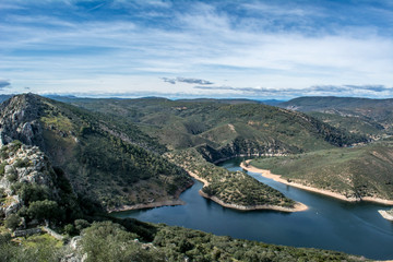 National Park of Monfrague. Nature landscape in Caceres, Spain