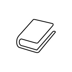 line book Icon, logo on white background