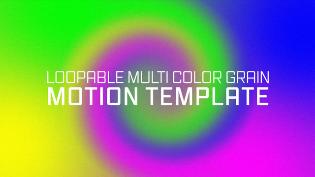 Loopable Multi Color Grain Background