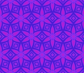 Vector texture with geometric ornament. Purple colored illustration. Template for backgrounds, paper, print