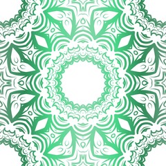 Floral Pattern, Green color Design. For Design background, paper, fashion print. Vector Illustration