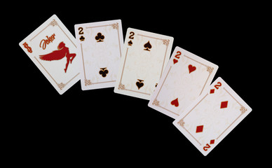 KARTENSPIEL - Poker - Zweier mit Joker