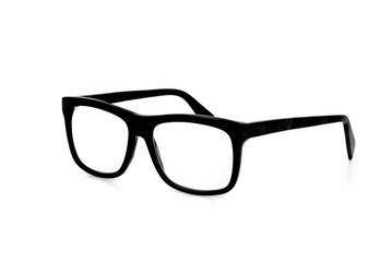 Glasses isolated on white background for applying on a portrait