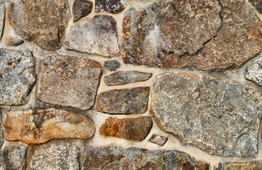 Old stone wall surface