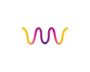 Fototapeta na wymiar sound wave ilustration logo vector icon