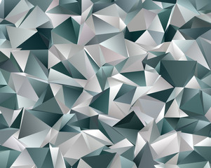 Abstract Low-Poly triangular modern background