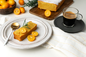 Coffee break, homemade bakery