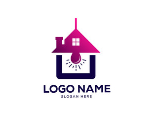 Creative Idea Logo Designs Concept, Real Estate Logo Designs - Vector