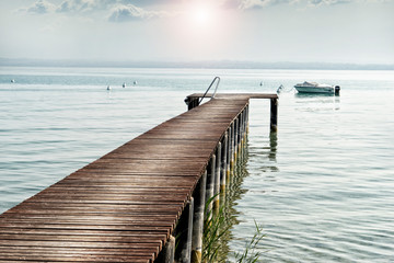 Obraz premium Garden See. Garden Sea. Italien. Italy.