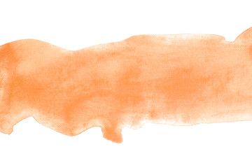 watercolor strip gently orange