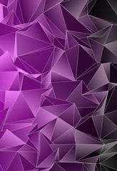 Obraz premium Triangular 3d, modern background