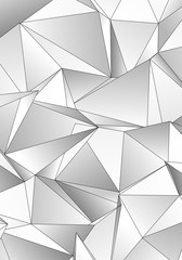 Obraz premium Triangular 3d, modern background