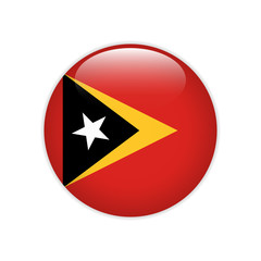 East Timor flag on button