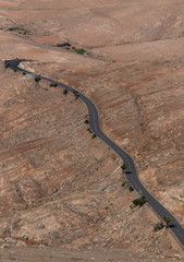 empty road in the desert