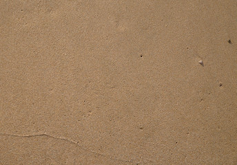 pebbles and sand