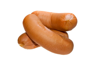 sausage isolated on white background
