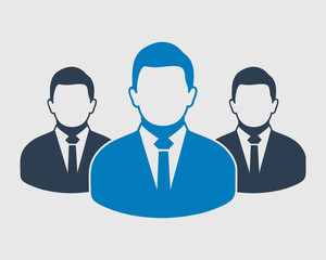 Business Leader Icon. Editable Vector EPS Symbol Illustration. 