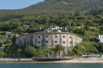 Fototapeta premium Fort of San Martin, Santoña, Cantabria, Spain.