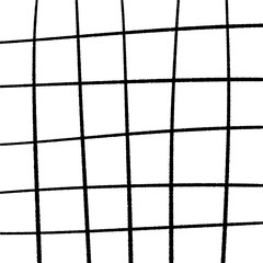 Black and white cell pattern, background with lines. Vector, clipart.