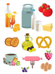 Food, fruits and vegetables