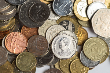 Background of coins money