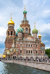 Fototapeta na wymiar Church of the Savior on Spilled Blood, St. Petersburg, Russia