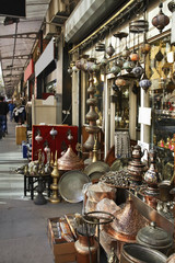 Shops on the street in Istanbul. Turkey