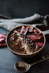 smoothie bowl, dessert, smoothy 