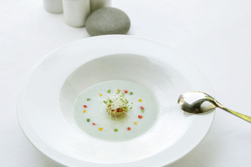 Exquisite dish, creative restaurant meal concept, haute couture food