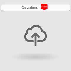 Upload vector icon