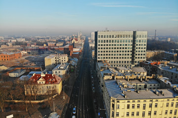 Obraz premium The city of Lodz, Poland 