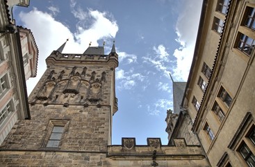 Prag, Brückentürme auf der Kleinseite - obrazy, fototapety, plakaty