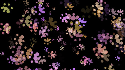 Background with paint. Divorces and drops. Periwinkles.