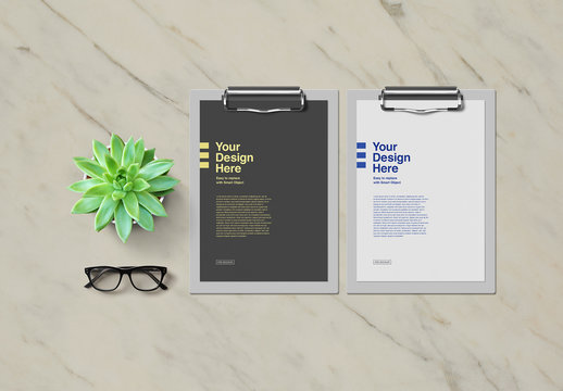 Clipboards Mockup