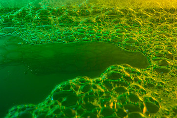 soap foam background