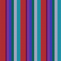 Seamless background with a knitted texture, imitation of wool. Multicolored diverse lines.