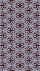 Ornate geometric pattern and abstract colored background