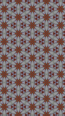 Ornate geometric pattern and abstract colored background