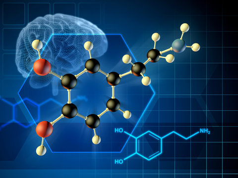 Dopamine Molecule