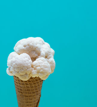 helado de coliflor